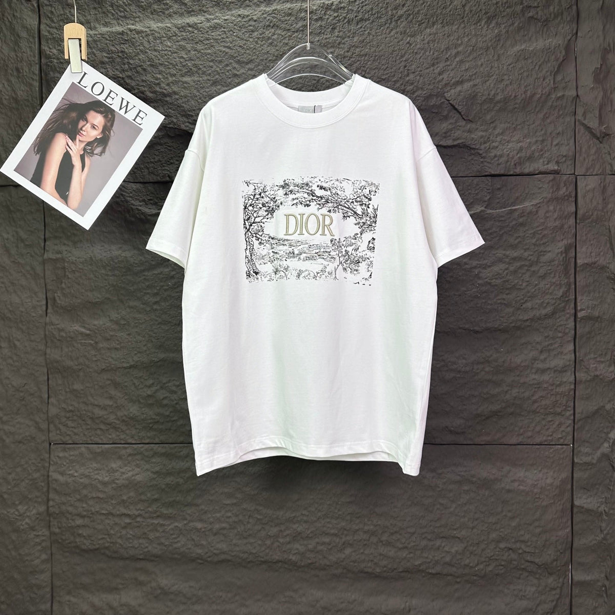 New Embroidery 🪡 Letter logo couple's short sleeved T-shirt