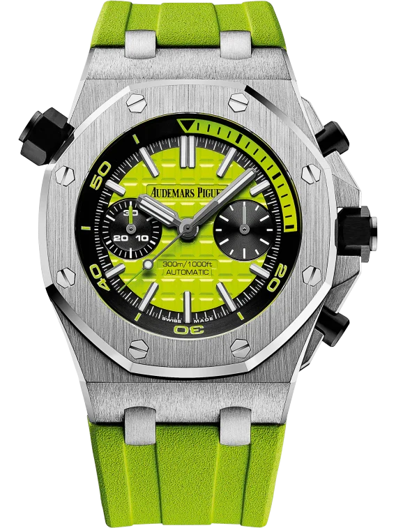 26703ST.OO.A038CA - Green -Green Rubber - Quartz- 42mm
