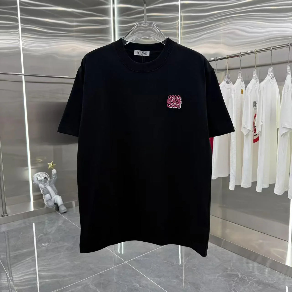Autumn and winter new round neck short sleeved shirt