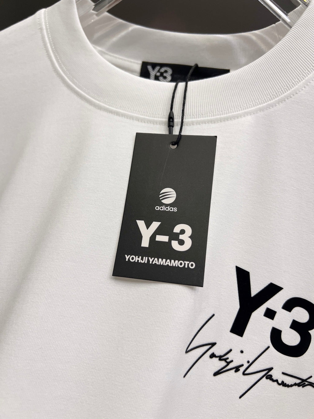 Signature letter 3D craft short sleeved T-shirt