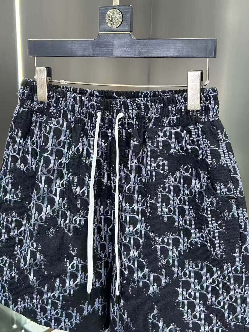 Tie-Dye Denim Shorts