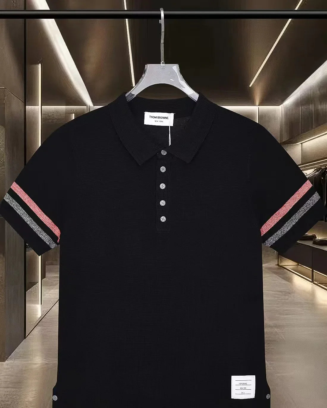 New Knitted Short Sleeve Polo Shirt
