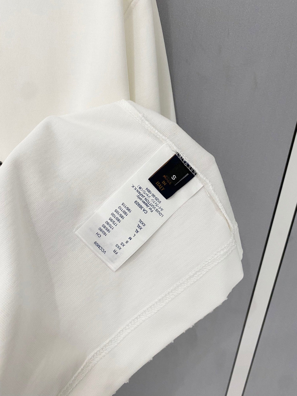 Classic letter printed pure cotton T-shirt -014