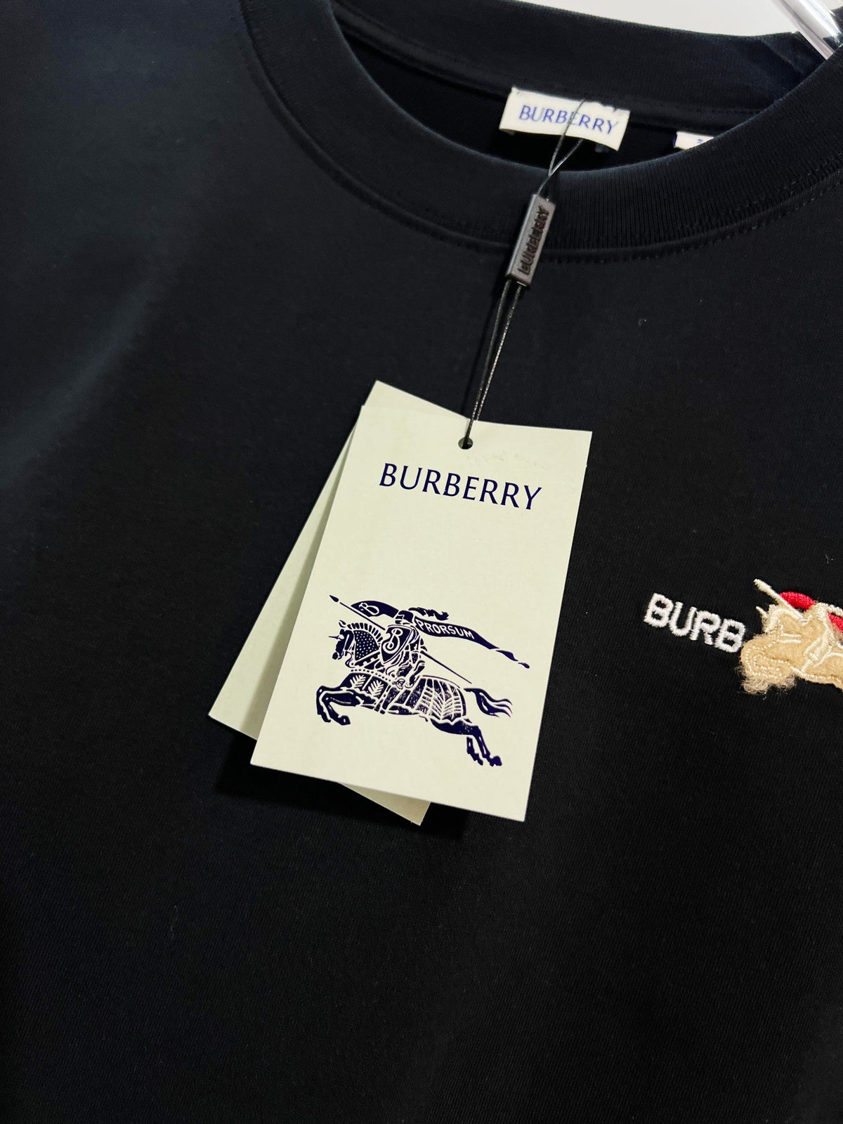 New plush warhorse embroidered letter short sleeved shirt