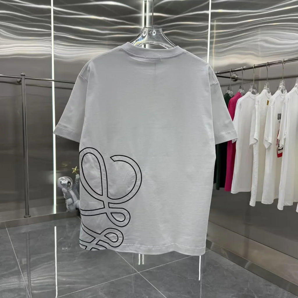 Autumn and winter new round neck short sleeved shirt