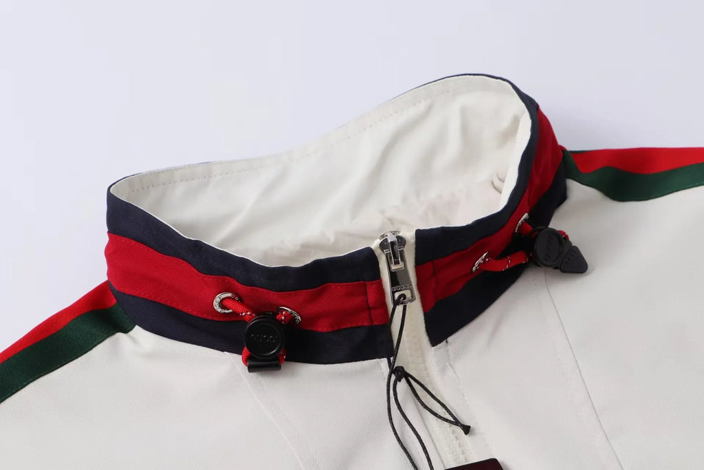 New splicing hooded jacket