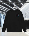 Gradient hot stamping offset letter hoodie