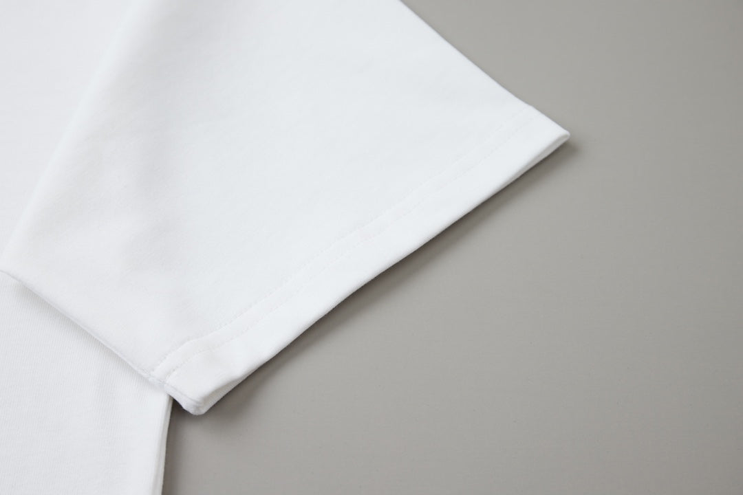 Early Spring New Embroidered Letter T-shirt