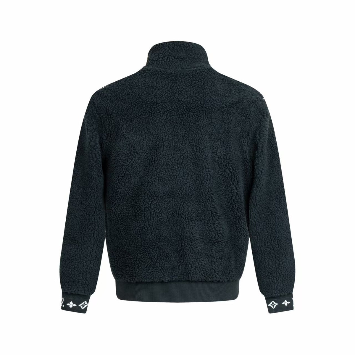 Sheep wool blended suede waistband jacket