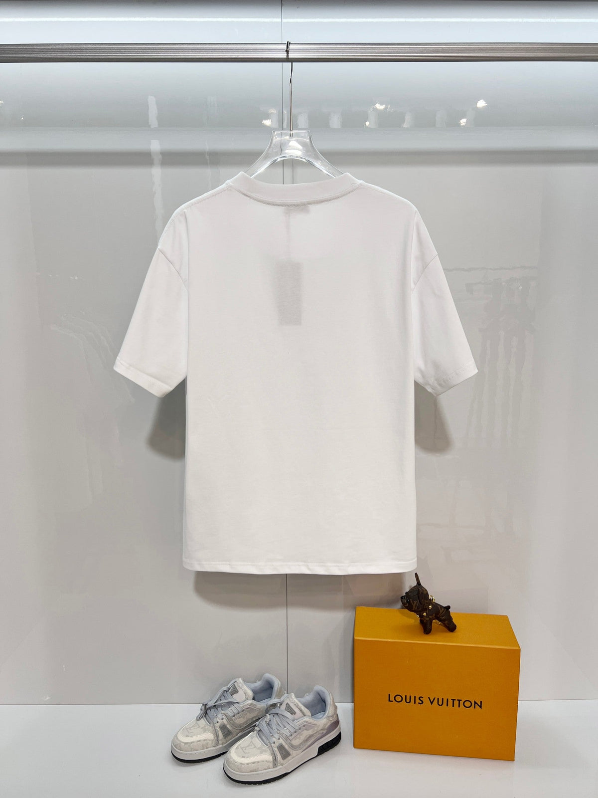 New slogan embroidered logo short sleeved shirt