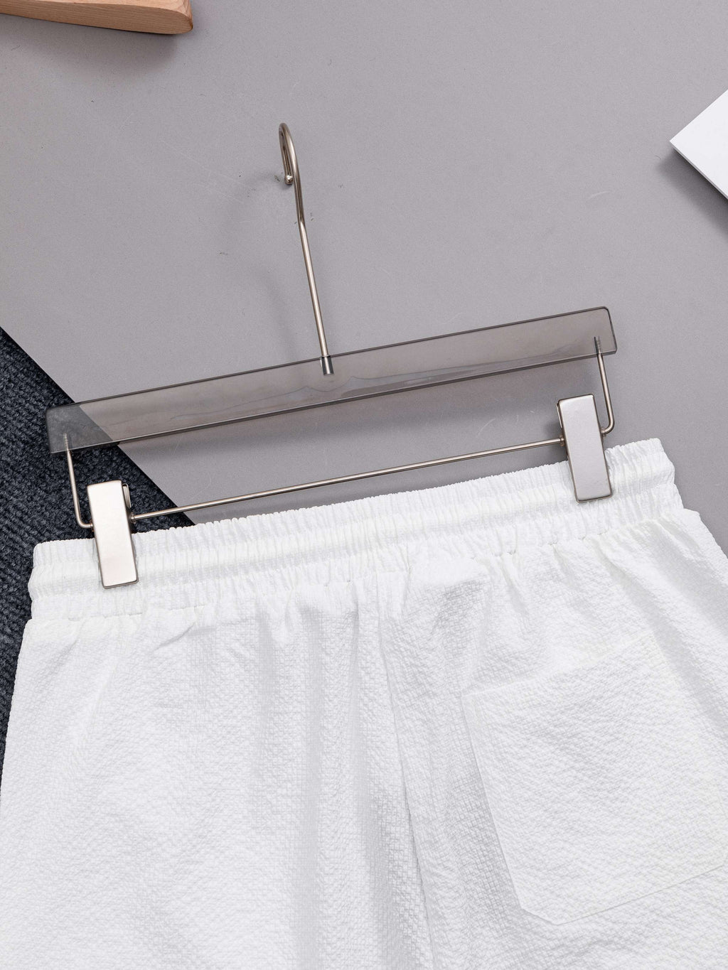 Waffle milk silk quick drying beach shorts