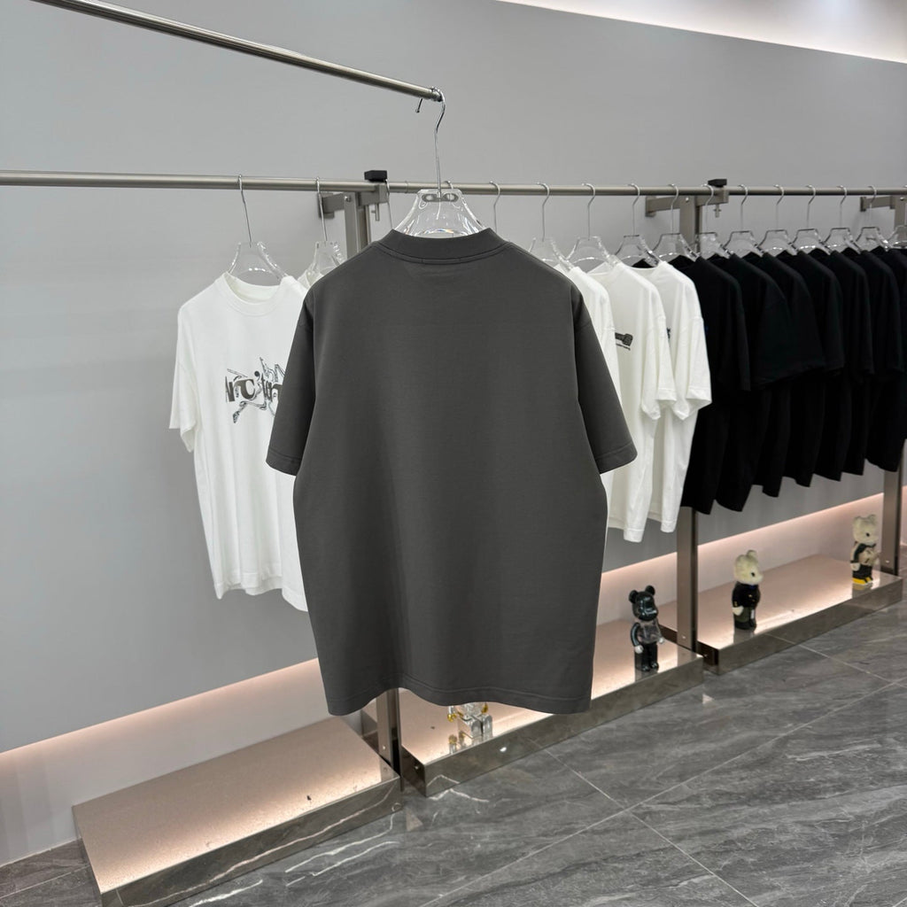 Spring and summer new personalized round neck T-shirt