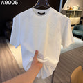 New embroidery craft logo letter short sleeved shirt