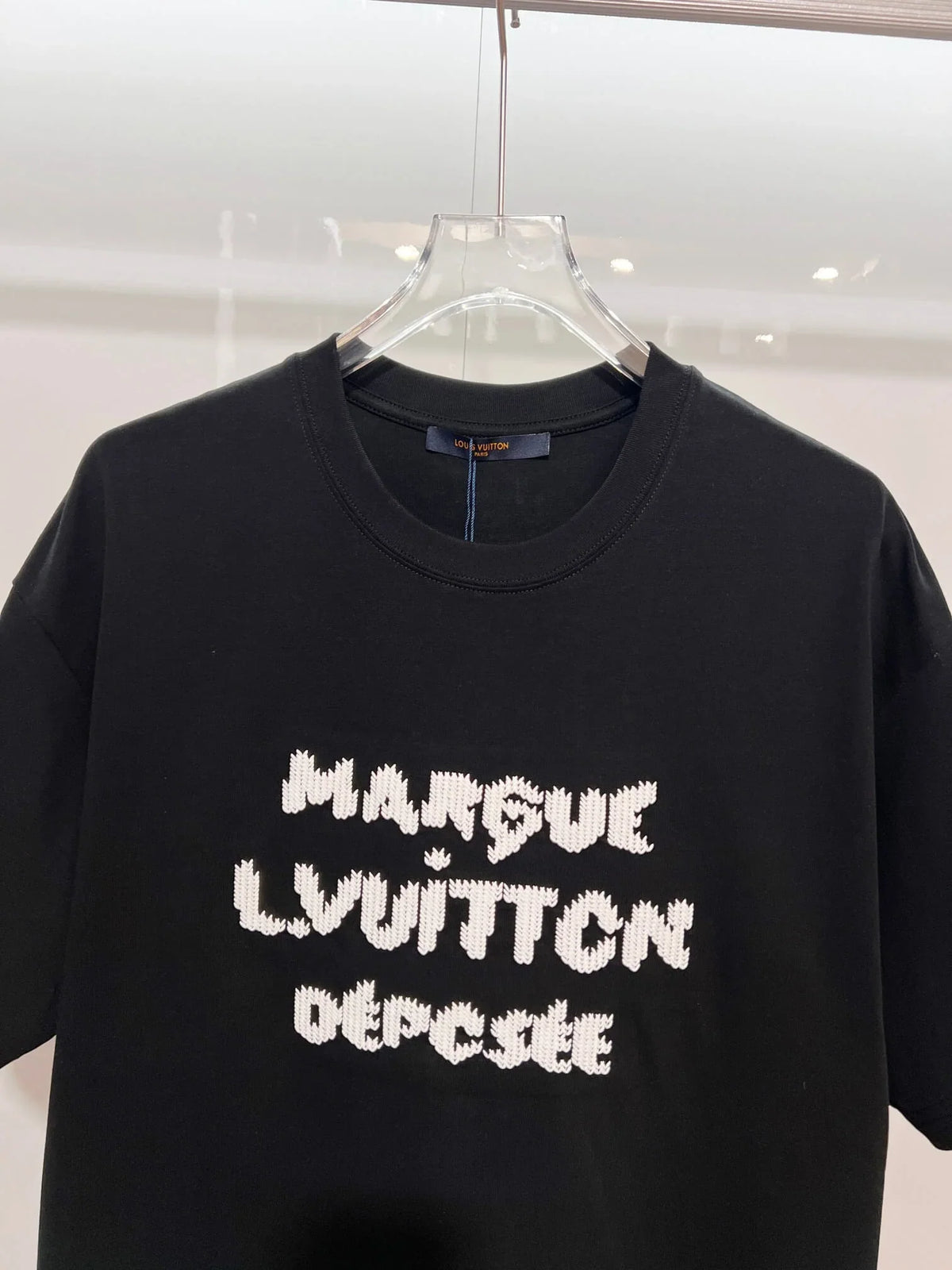 Heavy Embroidery Chest T-Shirt