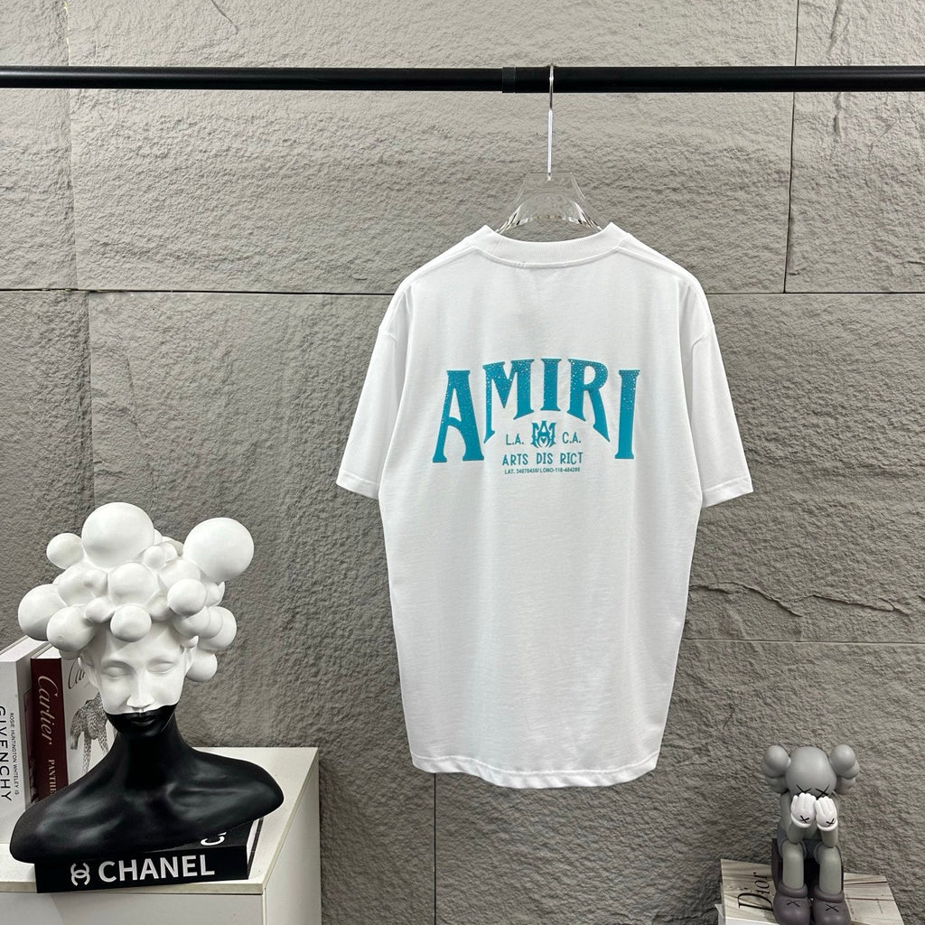 Classic letter hot stamping+plush technology unisex T-shirt