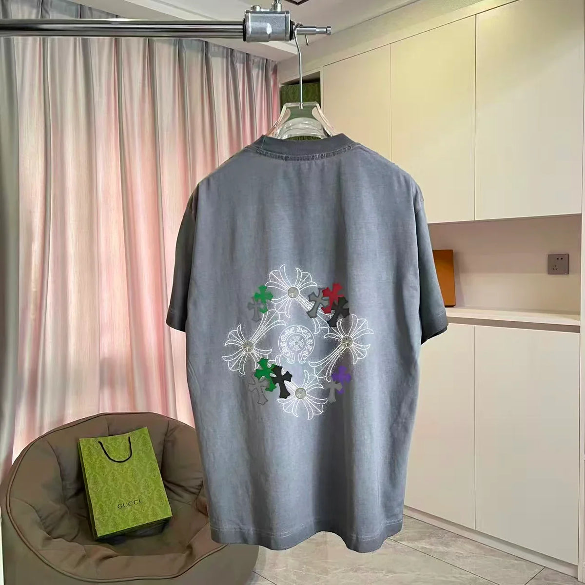 New worn printed short sleeved t-shirt