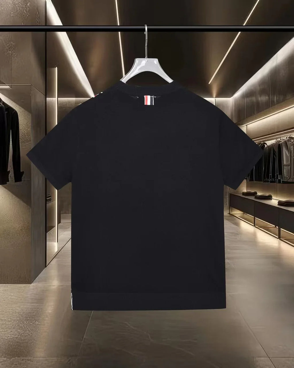 New Knitted Casual Short Sleeve T-shirt