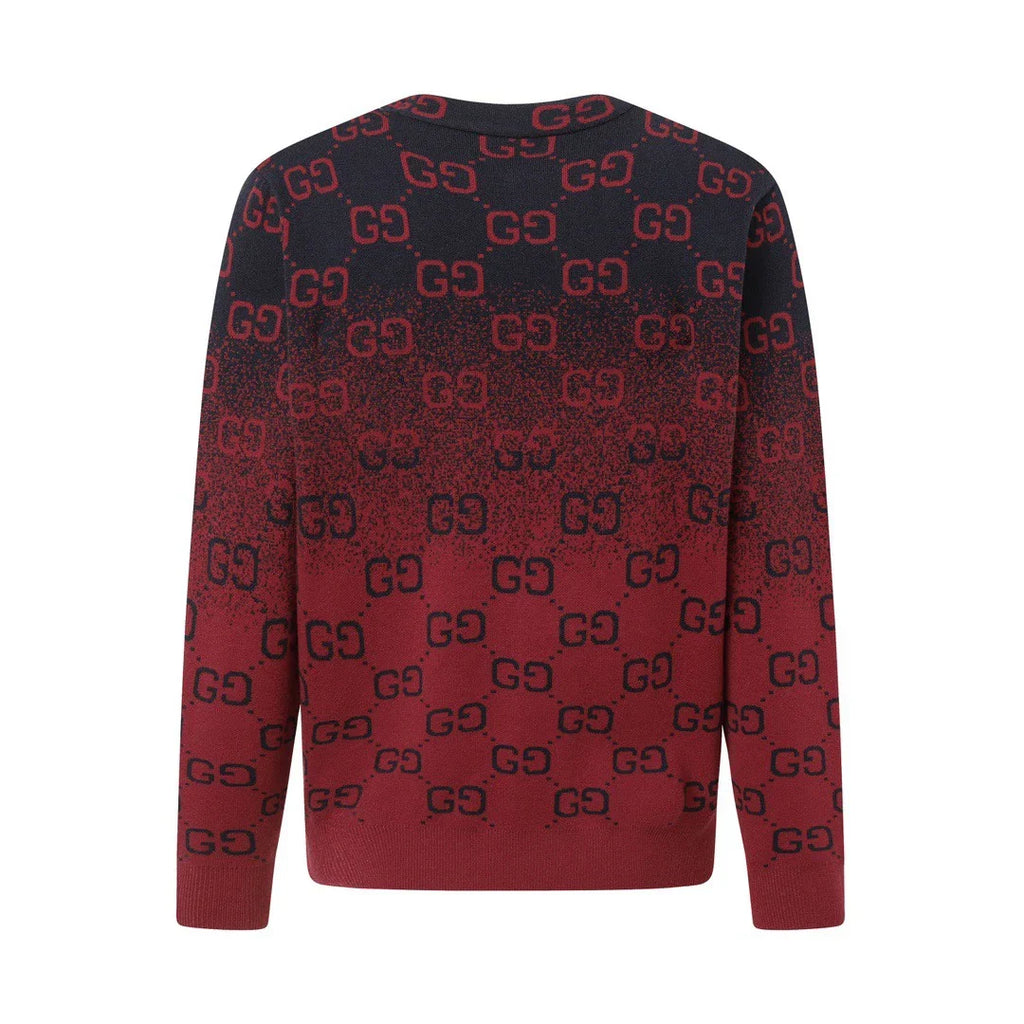 Knitted round neck sweater