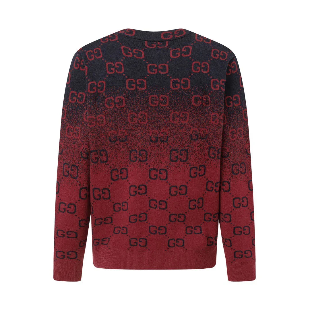 Knitted round neck sweater