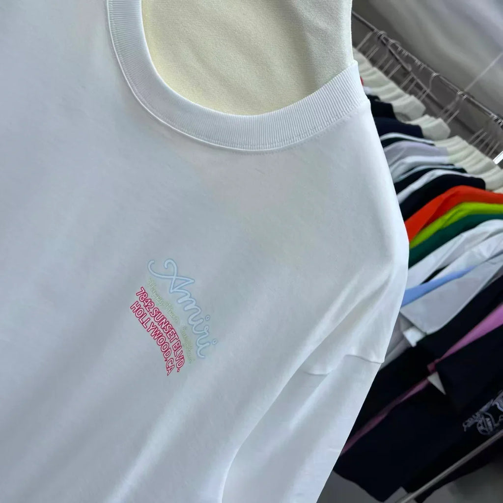 New printed short sleeved T-shirt