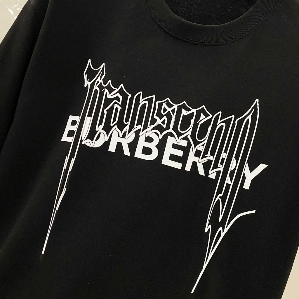 Chest sticker printed logo round neck short sleeved T-shirt 3