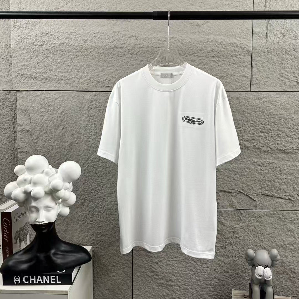 New letter simple embroidered T-shirt