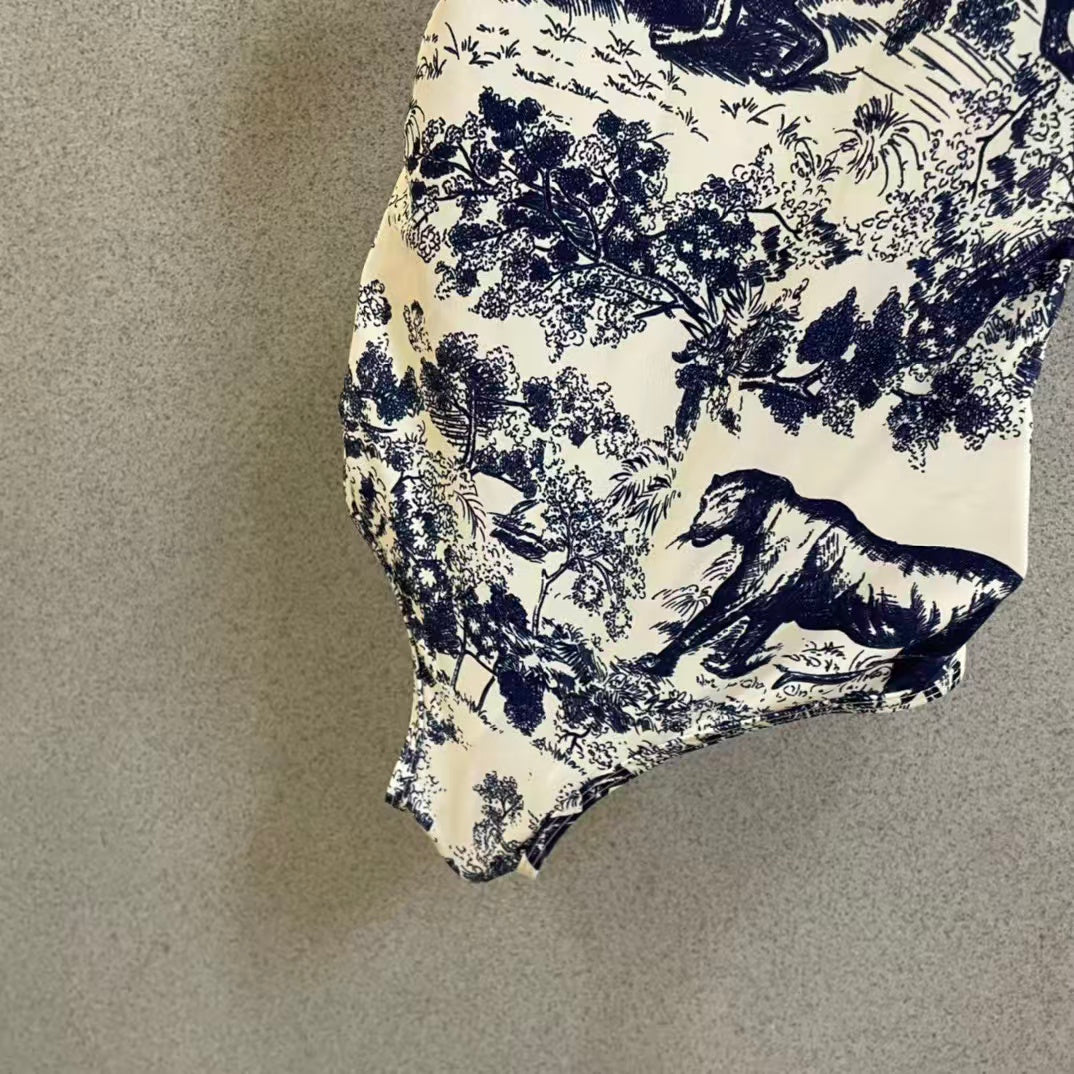New animal print swimsuit