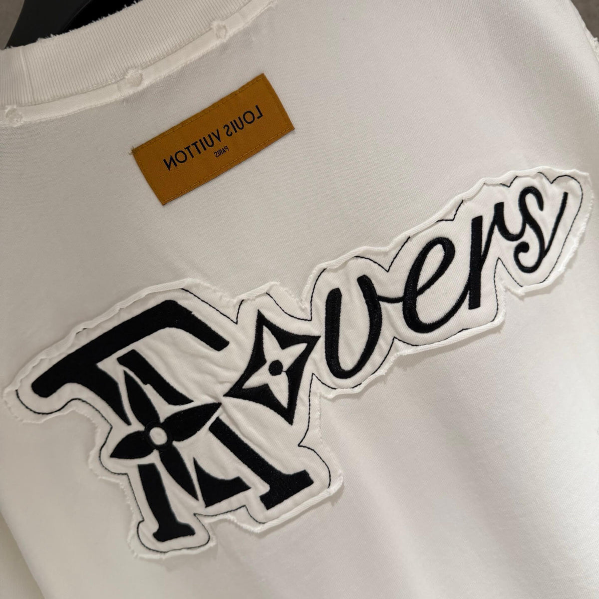 Vintage Letter Patch T Shirt