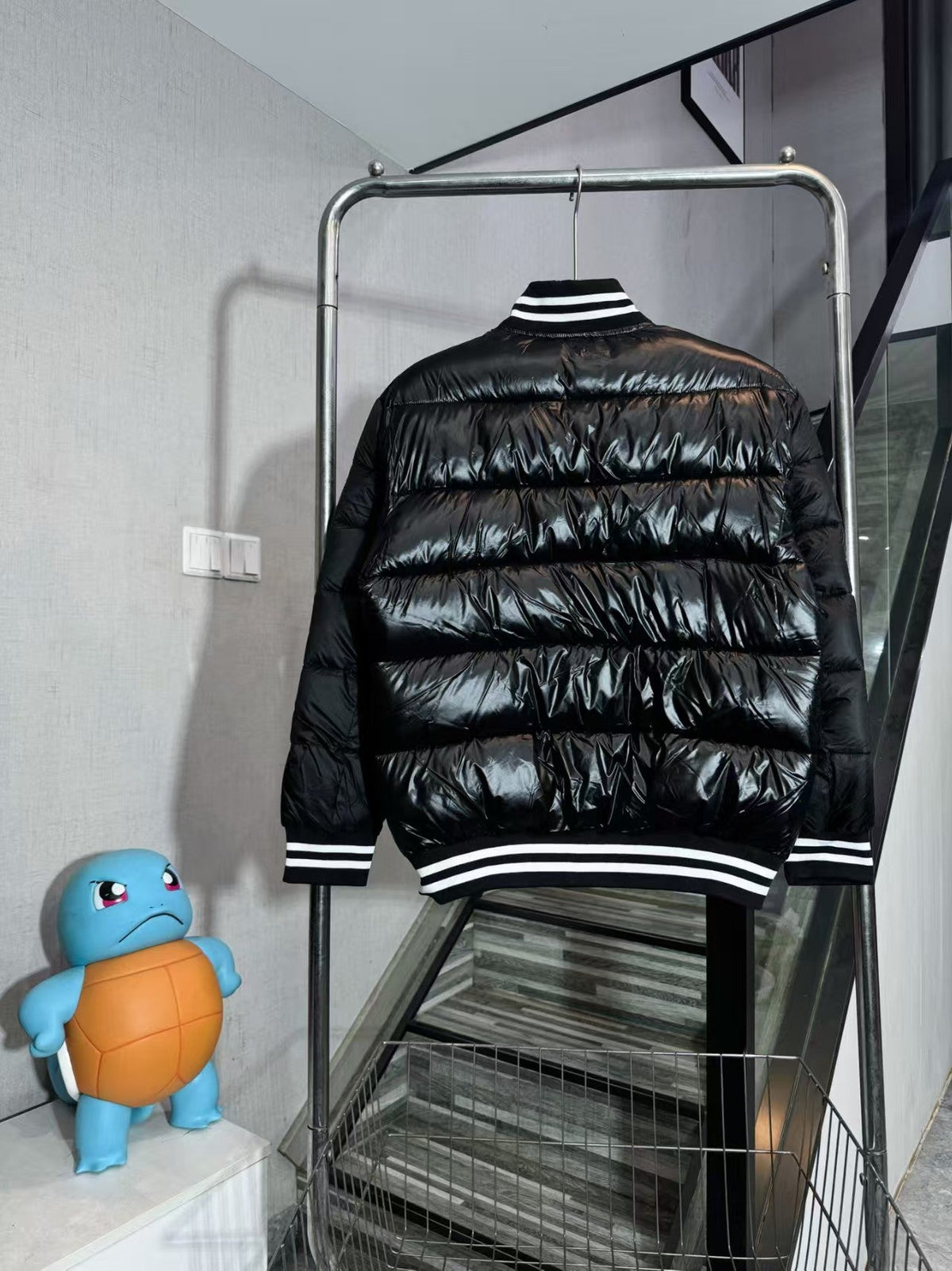 Bright down cotton baseball jacket