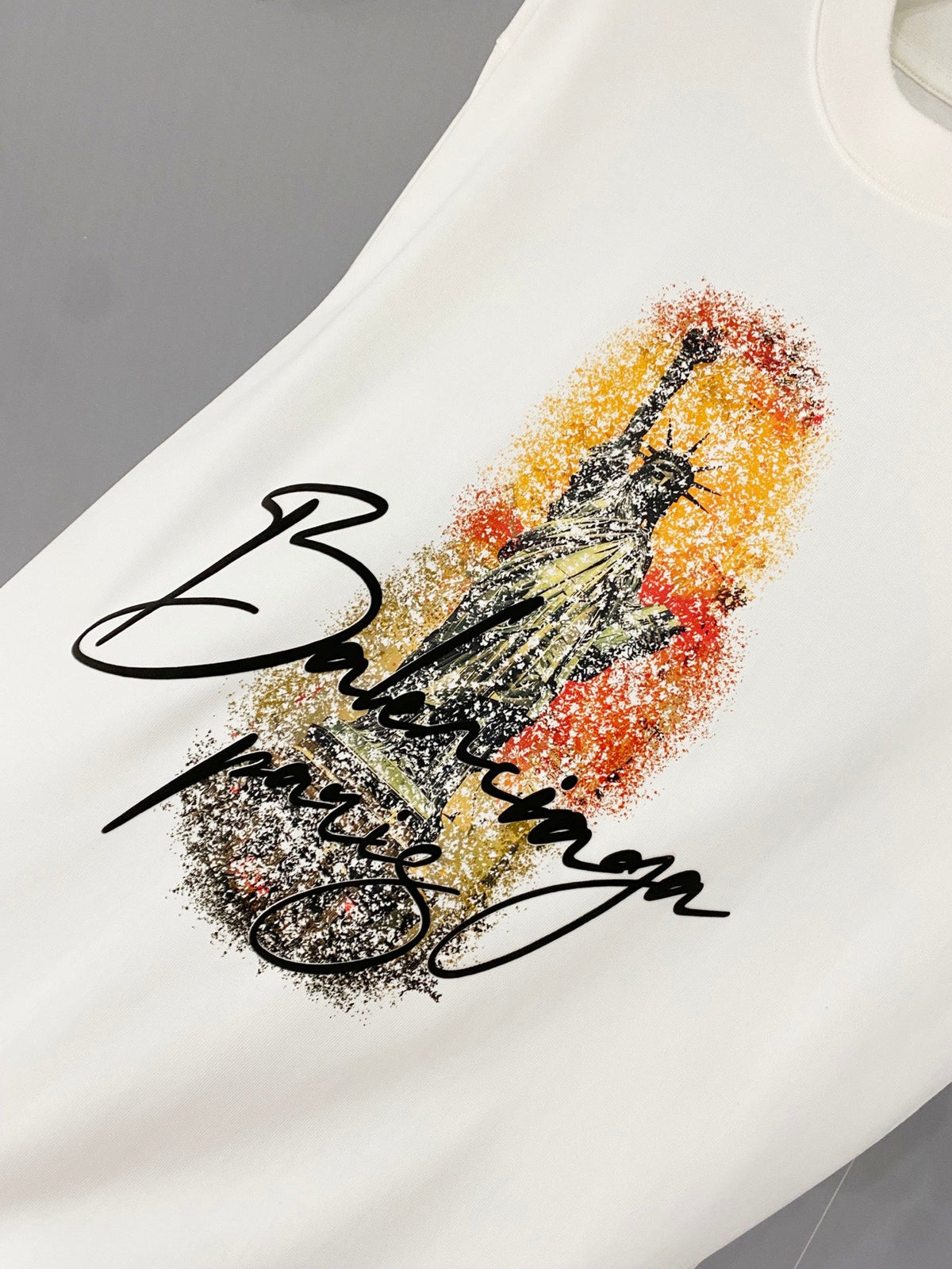 Classic letter printed pure cotton T-shirt -012