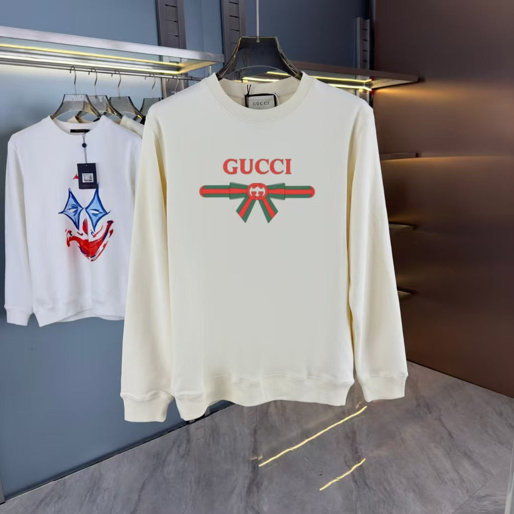 New printed bow sweatshirt