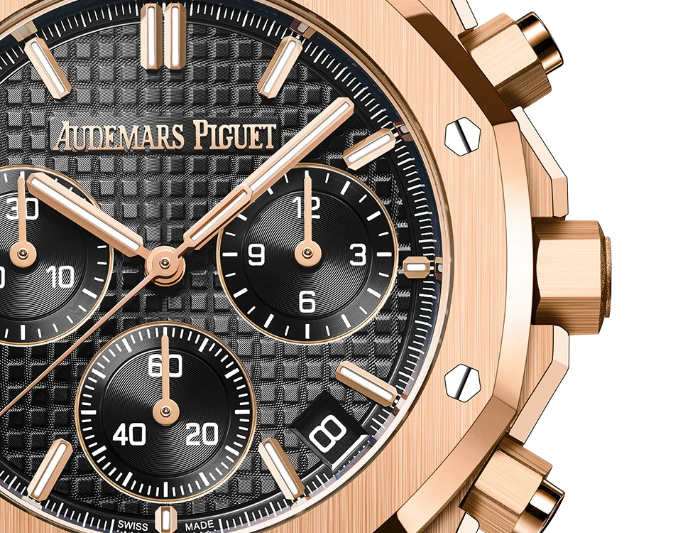 Black OFFs - Black Leather - Chronograph -Quartz- 41mm