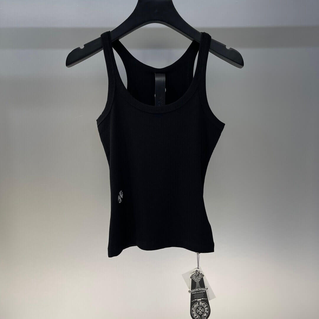 Sanskrit Embroidered Ribbed Vest