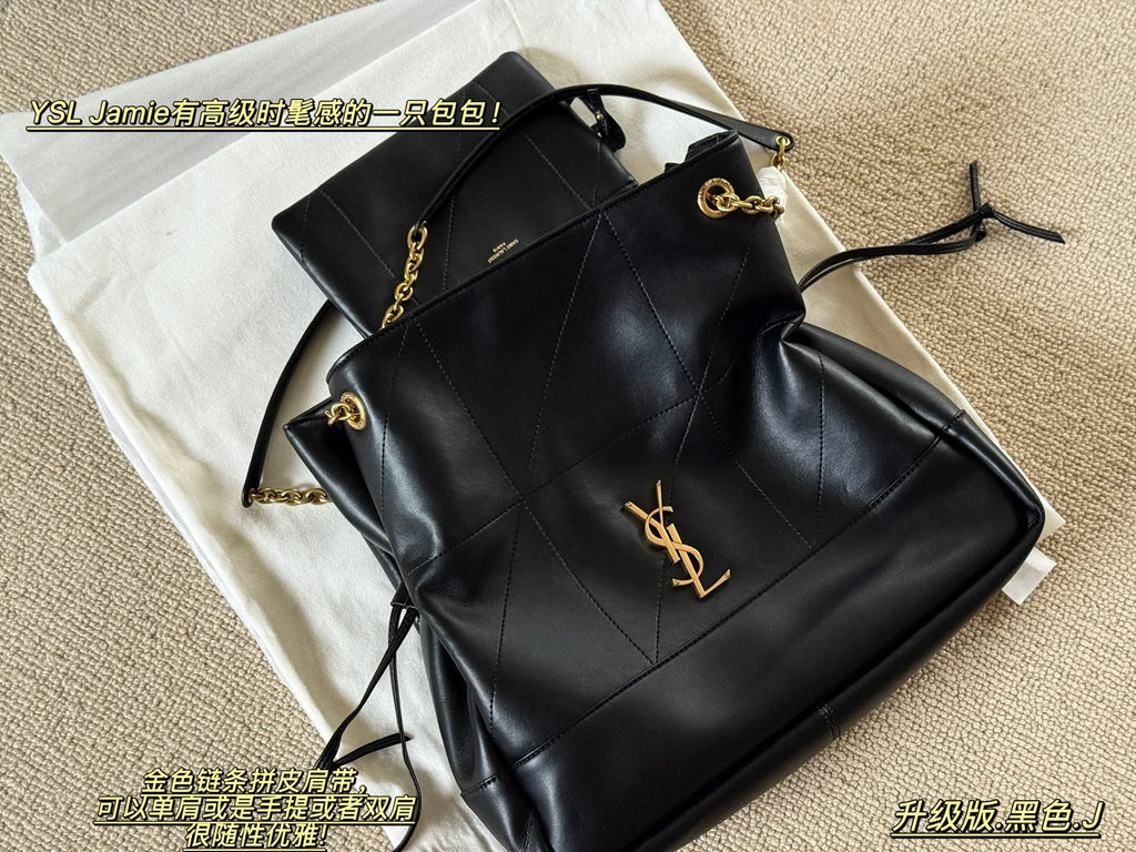 Triangular drawstring tote bag
