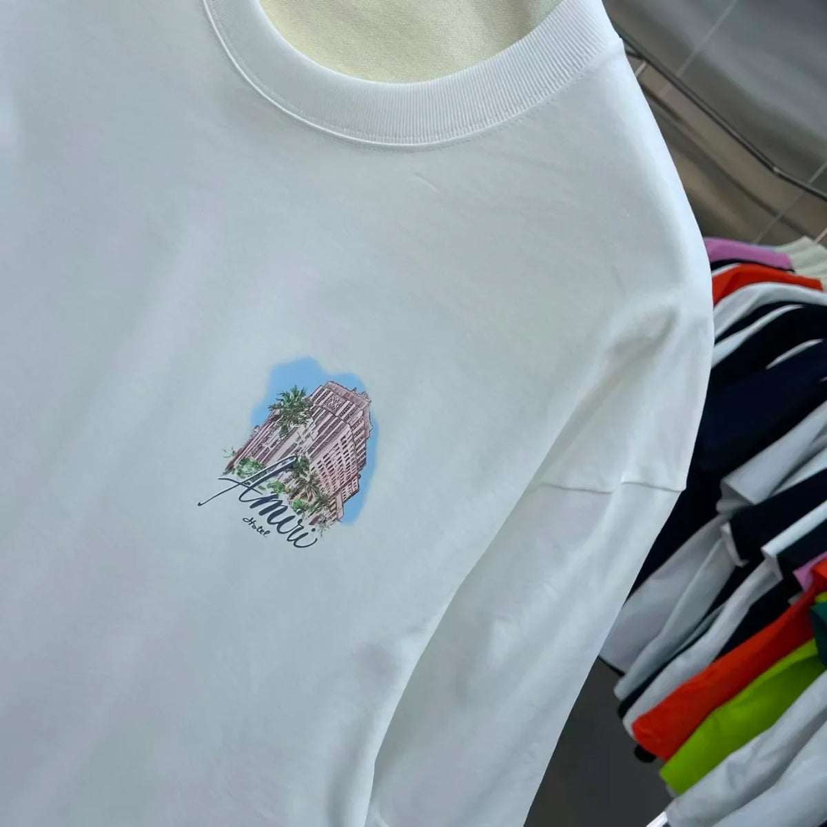 Printed short sleeved T-shirt