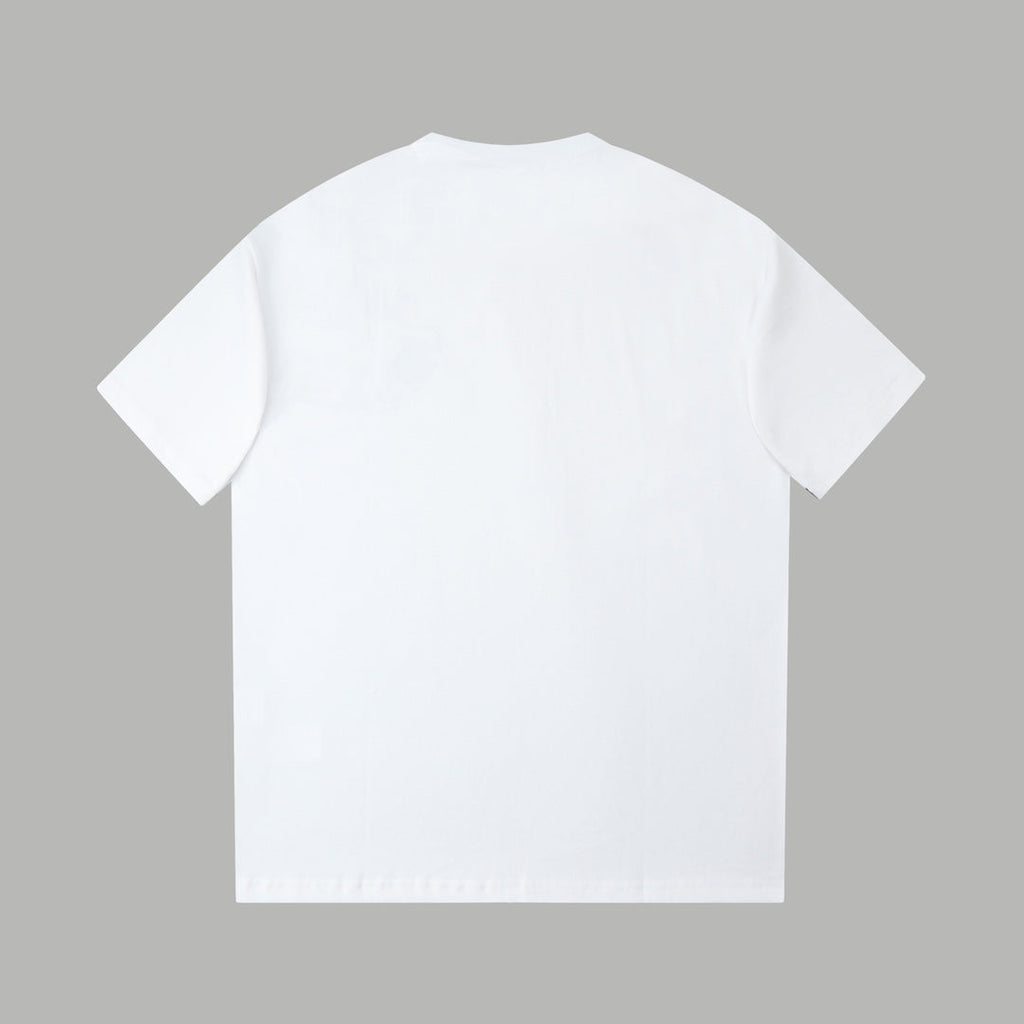 Early spring new patch embroidered letter T-shirt