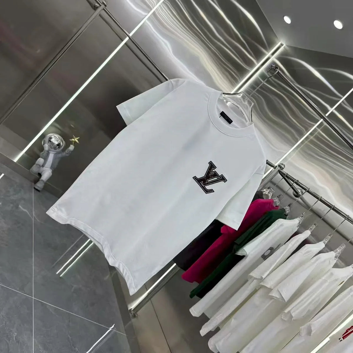 New jacquard short sleeved T-shirt