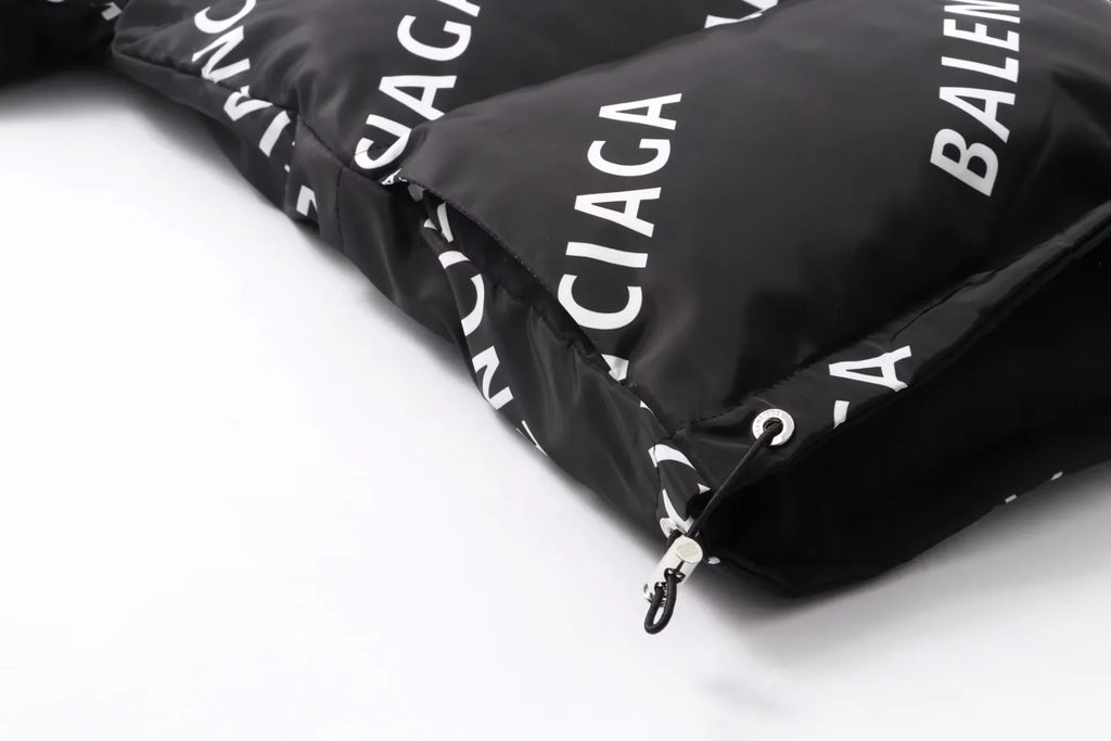 New double-sided printed down and cotton jacket
