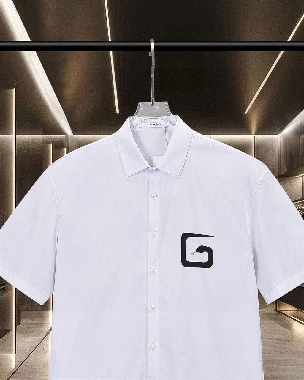 Letter thick plate offset printing technology short sleeved loose fit shirt
