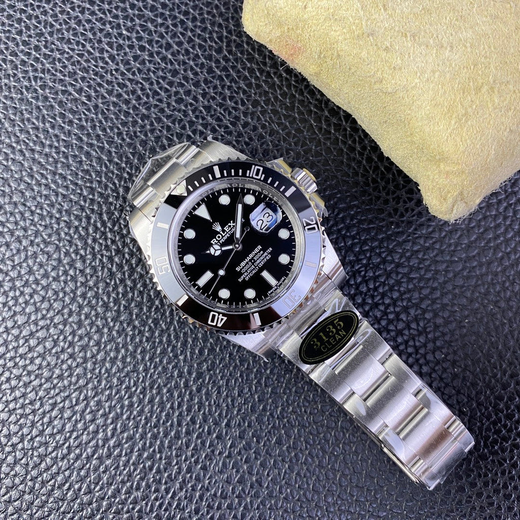 C-Factory -Black - Silver 904L Steel - Automatic - 41mm