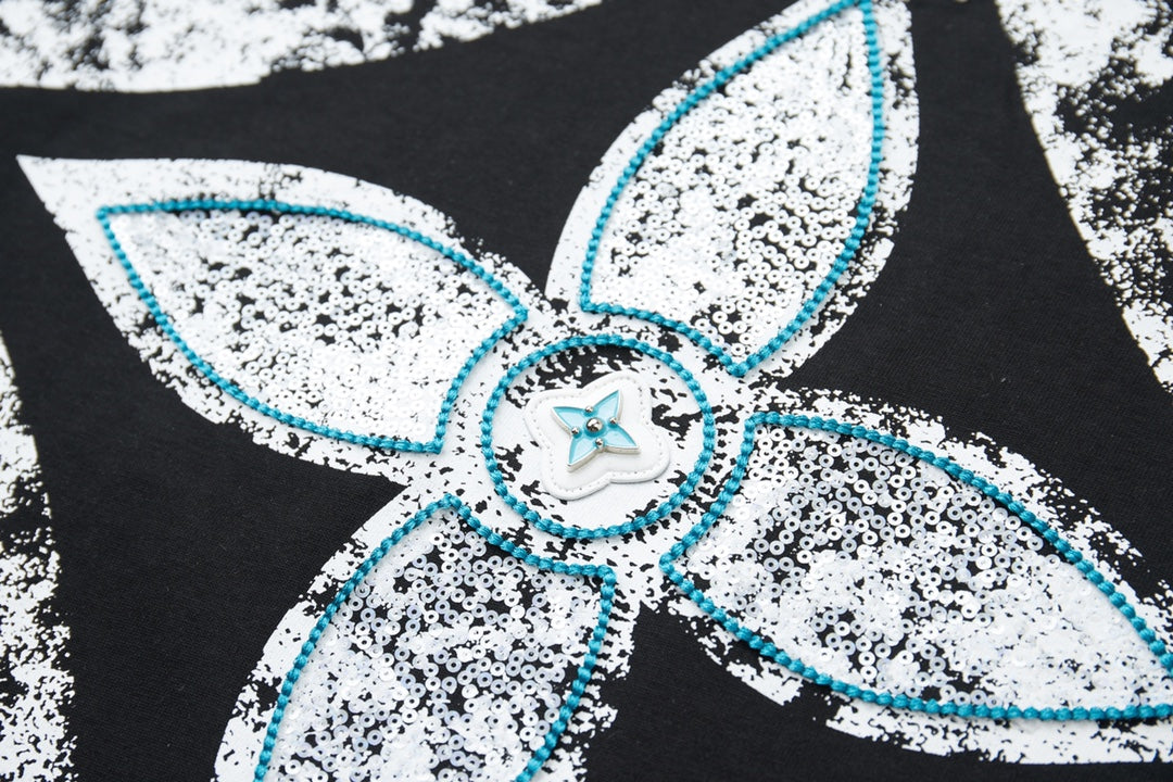 Bead Embroidered T-shirt