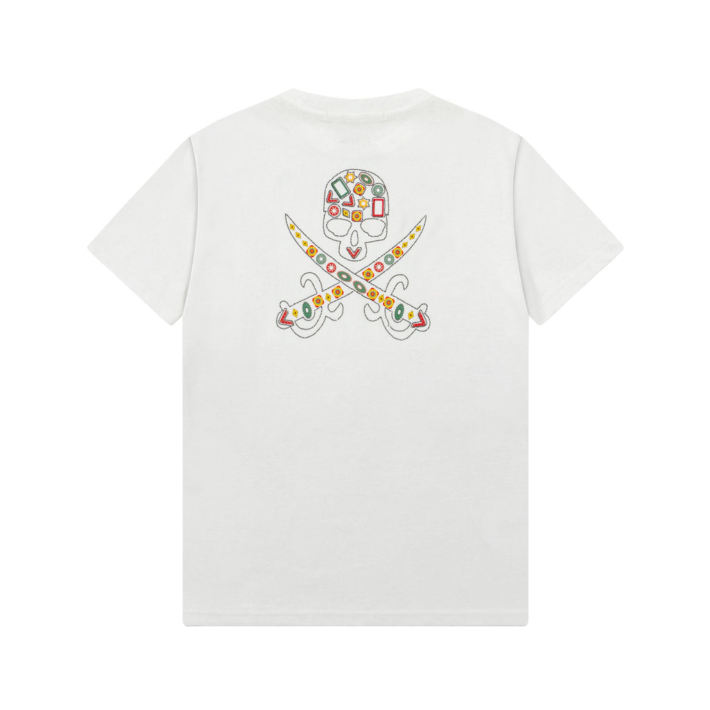 Skull Print T Shirt