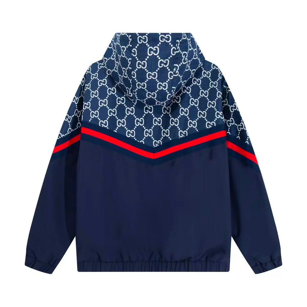 New splicing hooded jacket