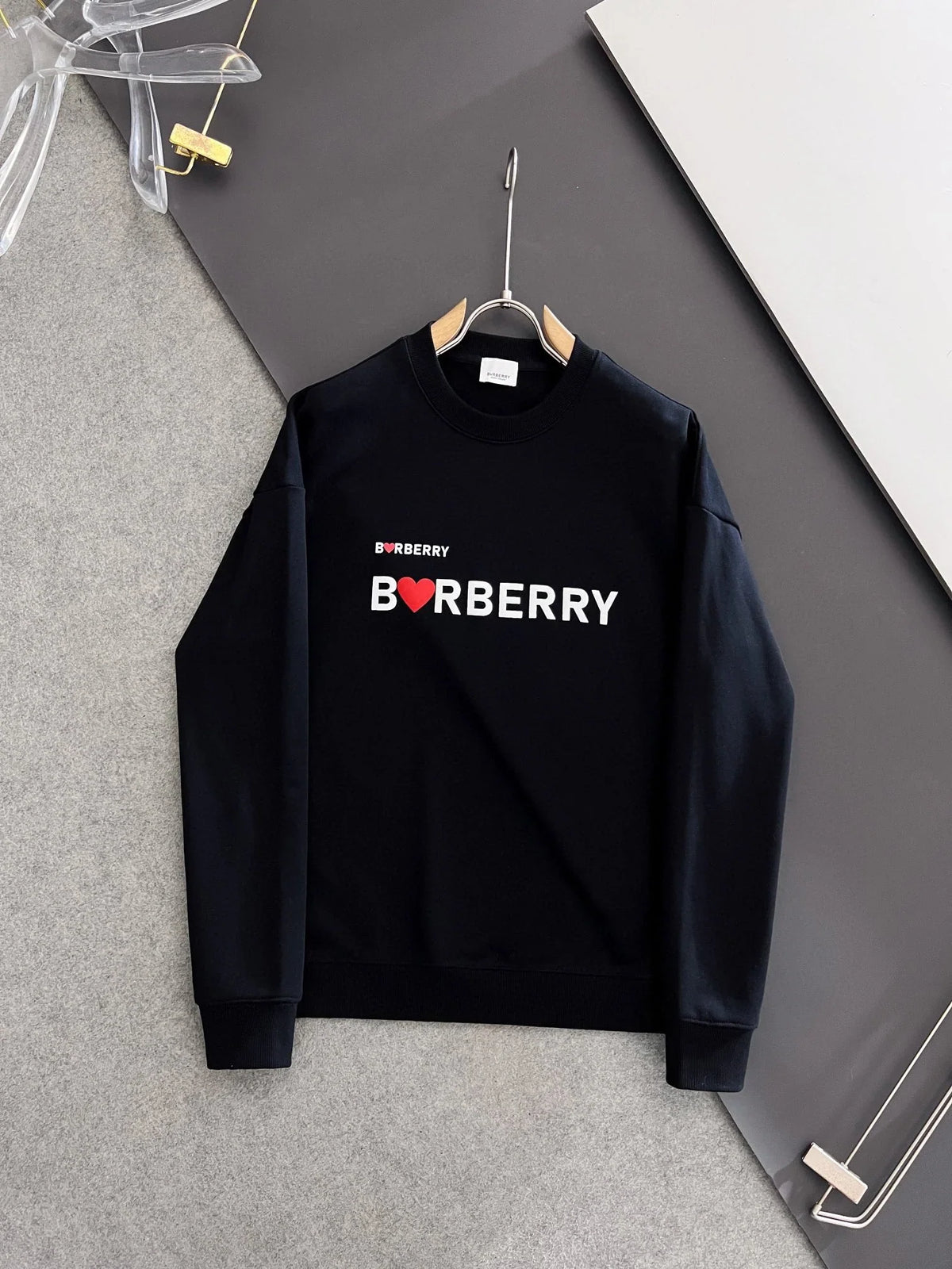 New printed pullover round neck hoodie