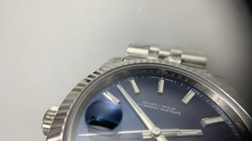 126334-Blue Silver - Steel 904L - Blue- Automatic-41mm