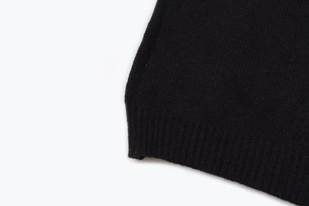 New chest striped jacquard sweater