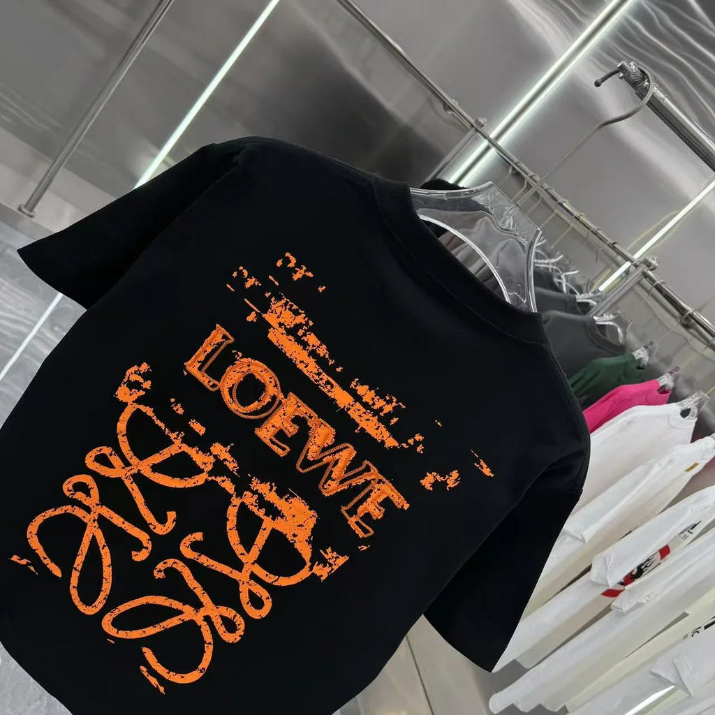 Autumn and winter new round neck short sleeved shirt