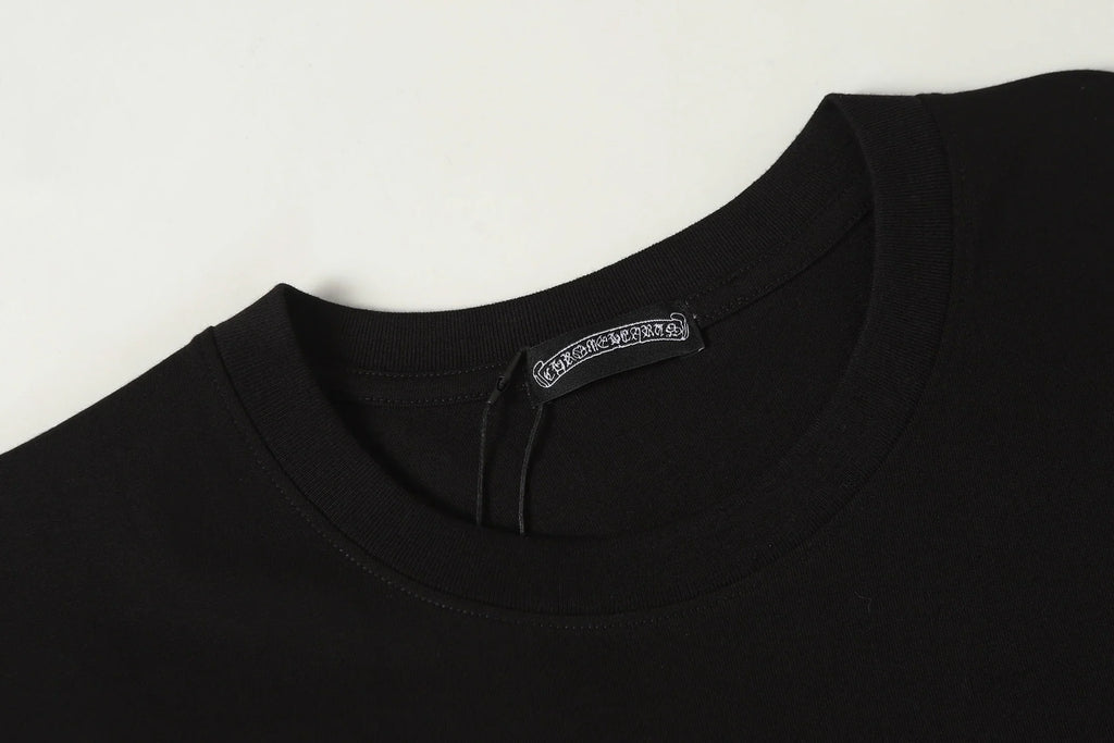 Letter printed short sleeved shirt