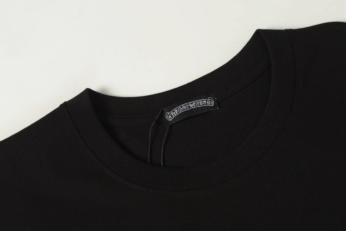 Letter printed short sleeved shirt