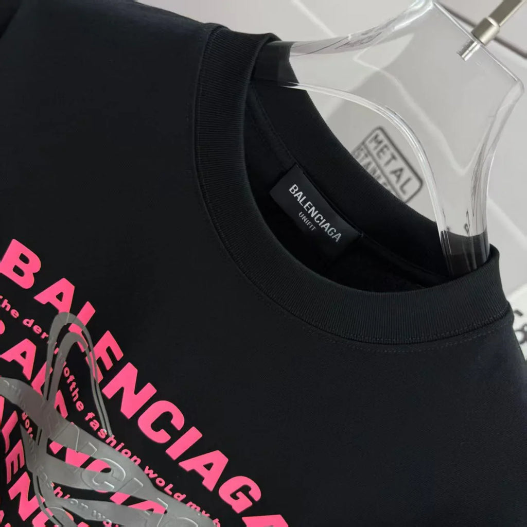 New hot stamping printed T-shirt